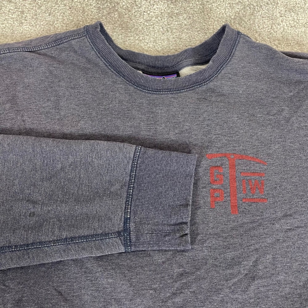 Patagonia Sweatshirt Mens GPIW Equipment Midweight Crew Great Pacific Iron Works